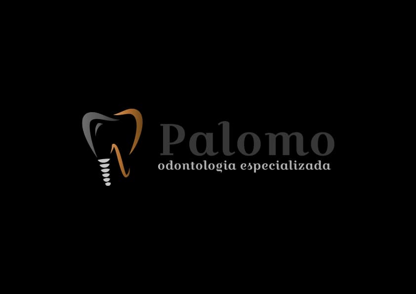 Logotipo oficial preservado da Palomo Odontologia.